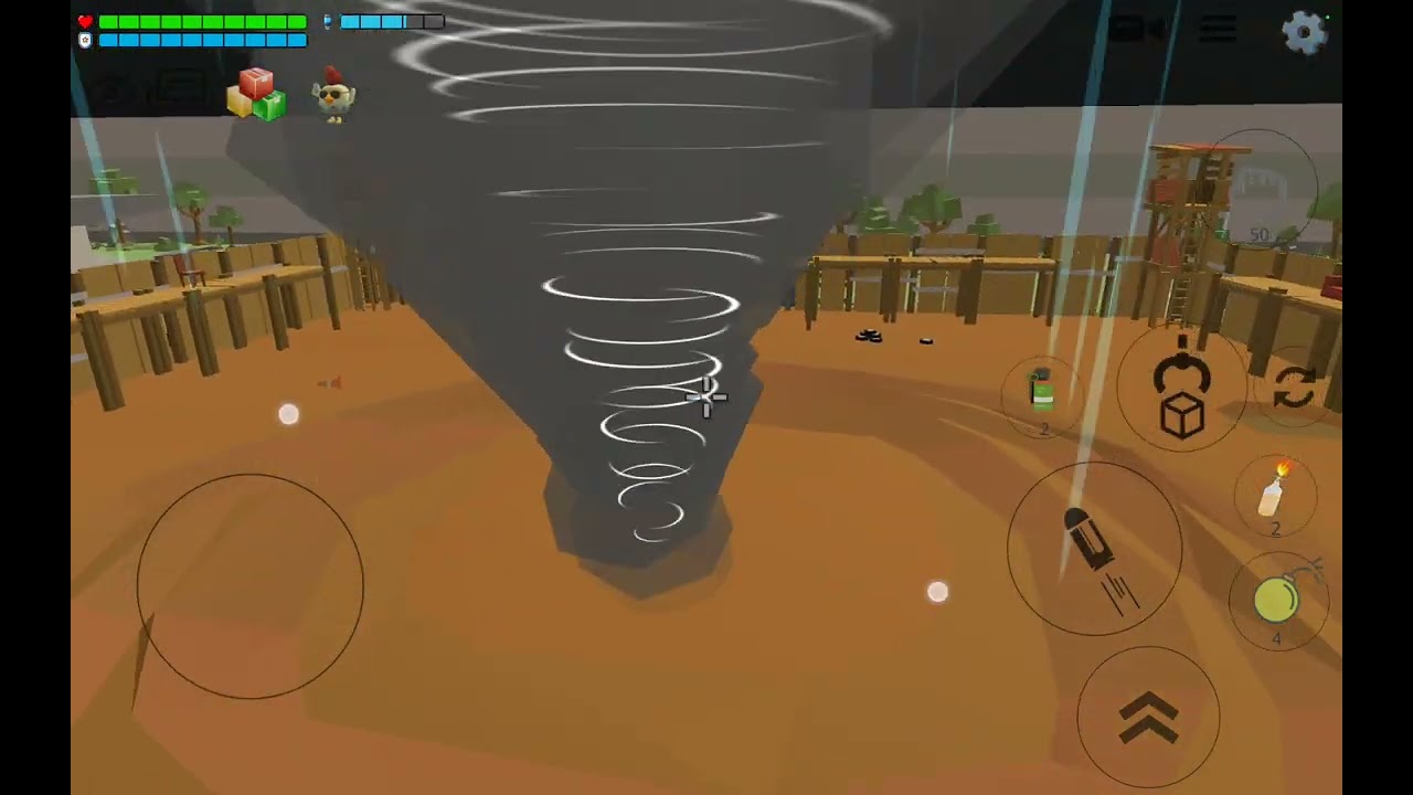 Tornado chicken gun