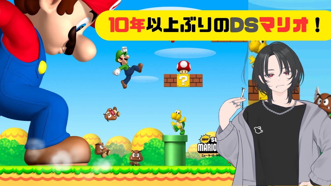 【New スーパーマリオブラザーズ】マリオでもやるか