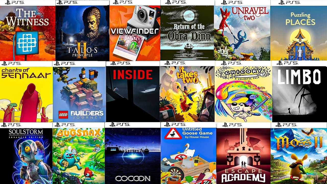 Top 30 Best PS5 PUZZLE Games