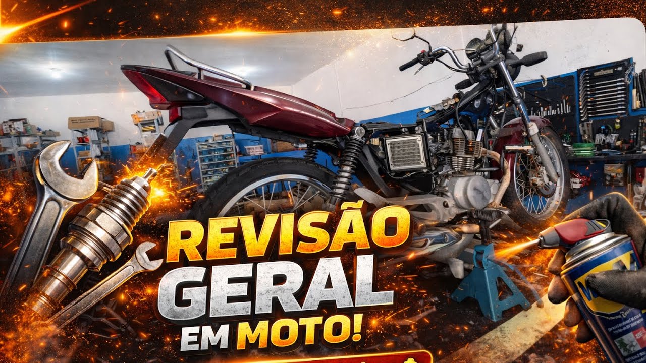 REVISÃO GERAL FAN 150 2012, motocicleta com muitos detalhes 