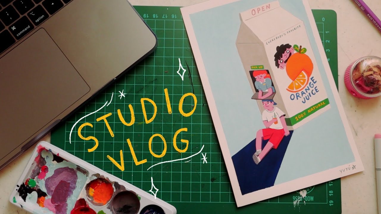 STUDIO VLOG ✨ Una semana muy productiva para pintar