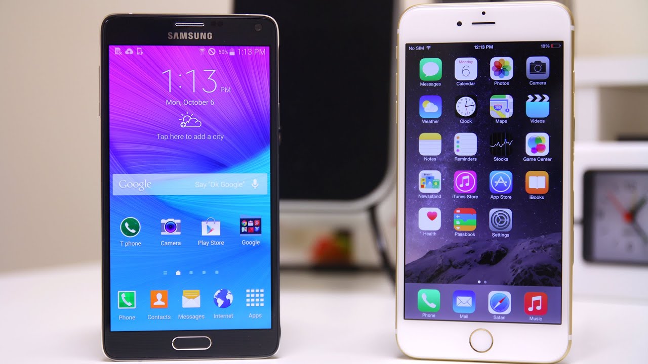 Samsung Galaxy Note 4 vs iPhone 6 Plus - Full Comparison
