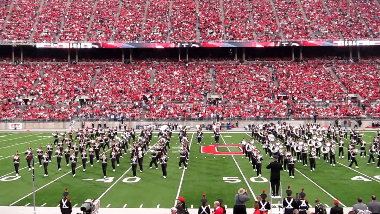 OSUMB Flashmob Dont Stop Believing Penn St Show 11 13 2010