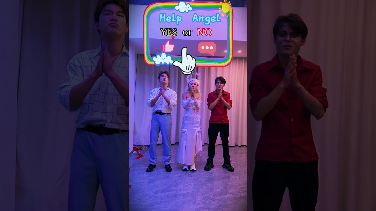 Did the angel hug correctly?