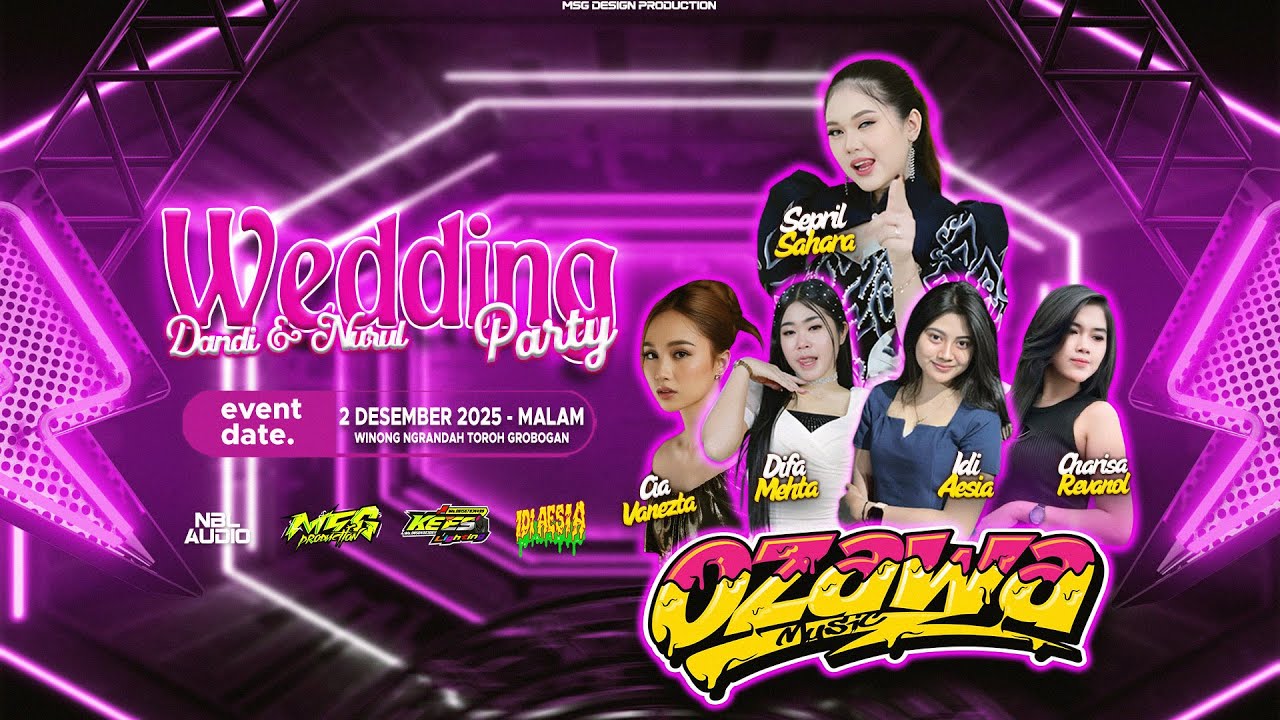 #LIVE OZAWA MUSIC FT SEPRIL SAHARA - WEDDING PARTY - WINONG NGRANDAH - 2 DESEMBER 2025 - NBL AUDIO