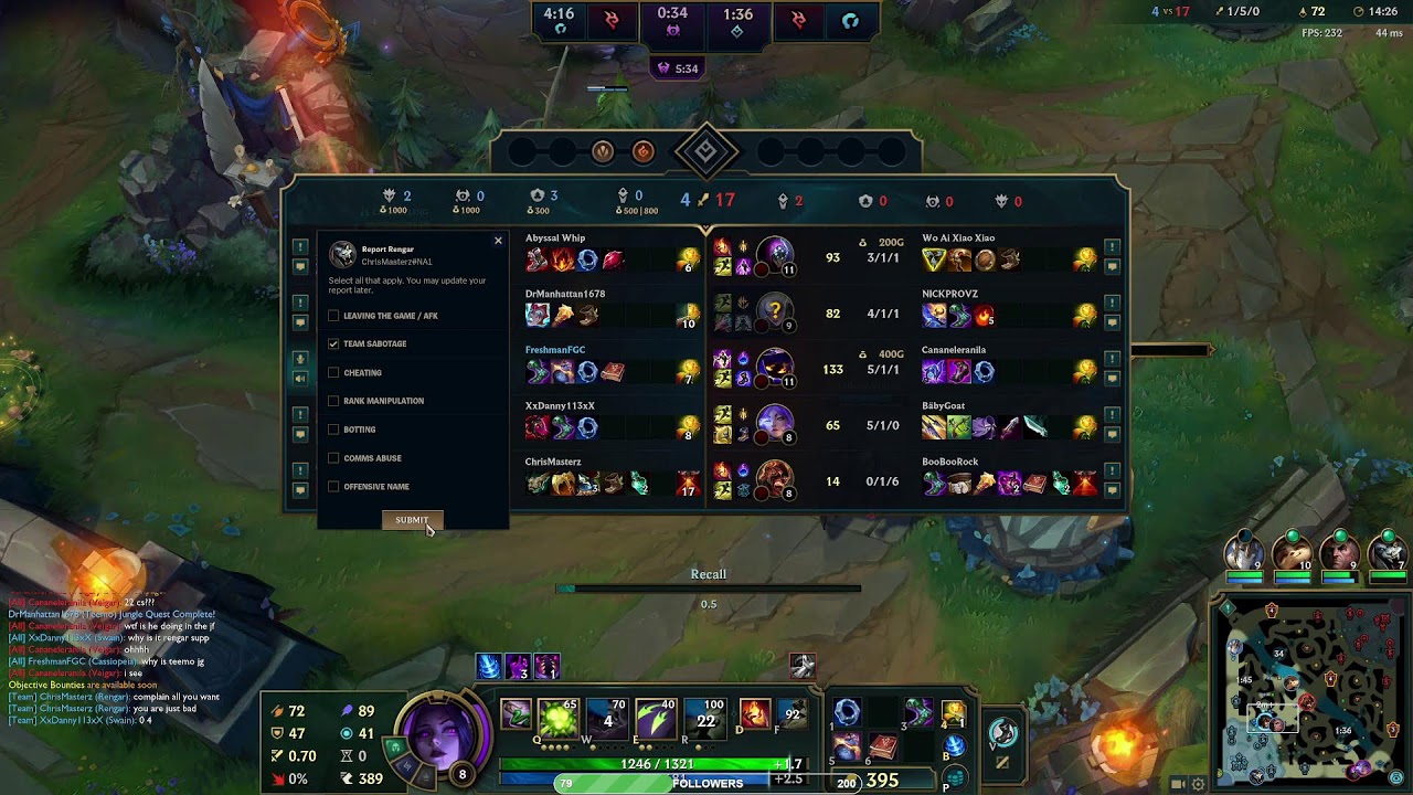 League Ranked