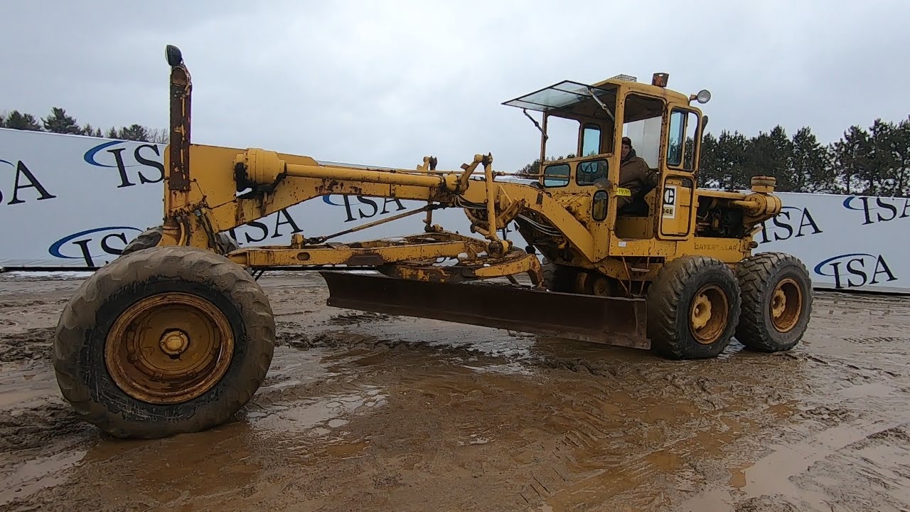 16921 - Caterpillar 14E Motor Grader Will Be Sold At Auction!