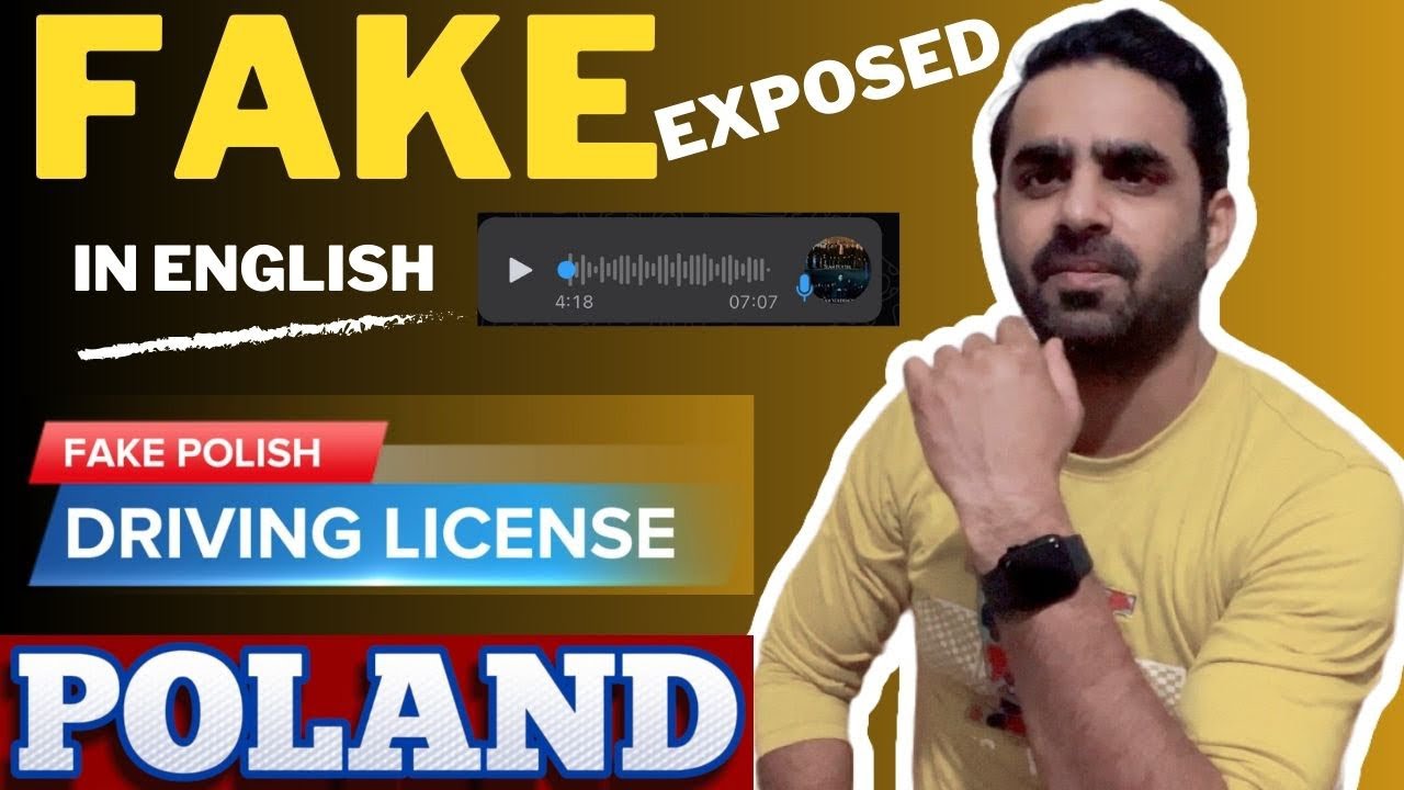 Poland Fake Driving License Scam Exposed. 🚨 Alert.