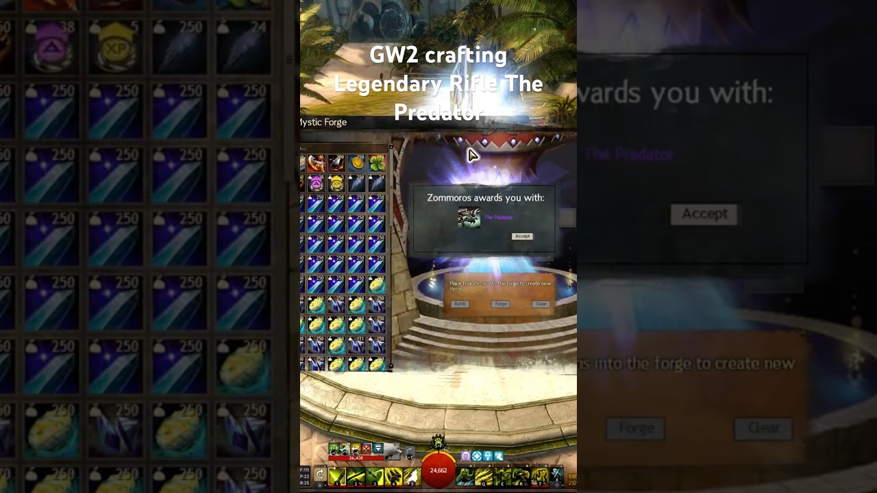 Guild Wars 2 crafting Gen1 Legendary Rifle The Predator
