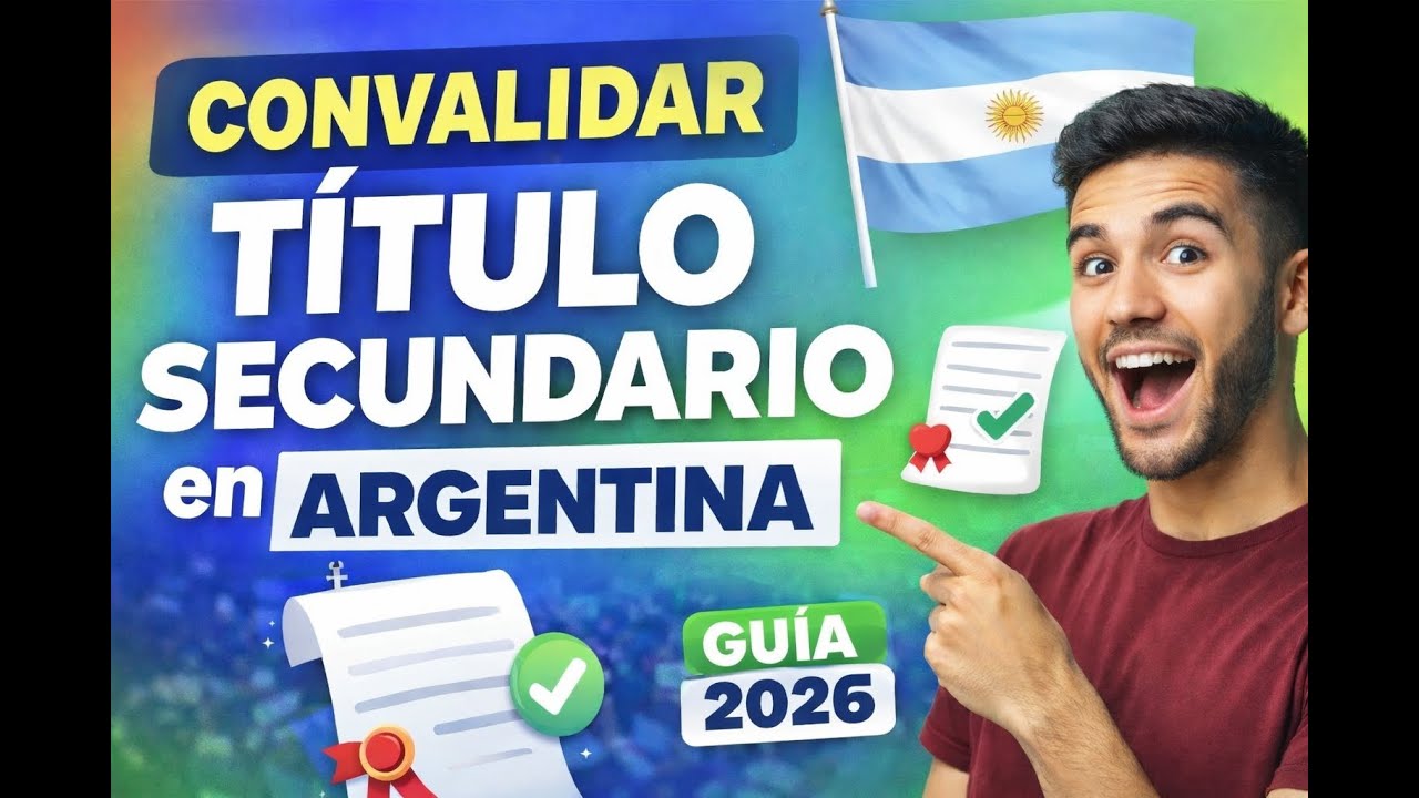 🚨 2026 | NUEVO METODO para CONSEGUIR TURNO para convalidar título secundario en ARGENTINA