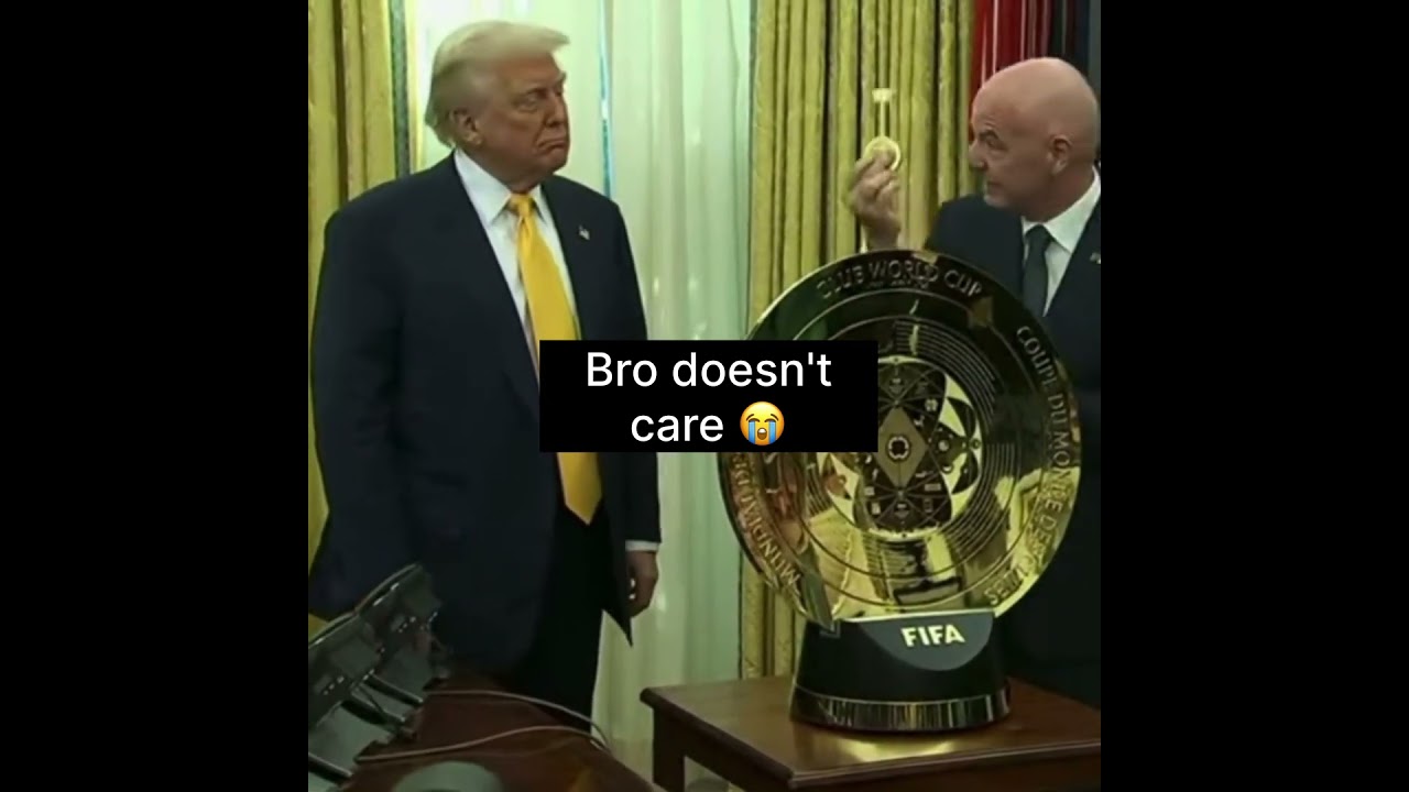 Trump DOES NOT Care About the New FIFA Trophy 😭🌹