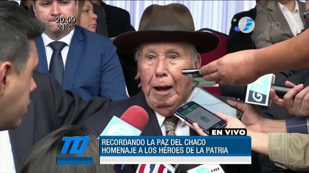Homenaje a los ex combatientes de la Guerra del Chaco