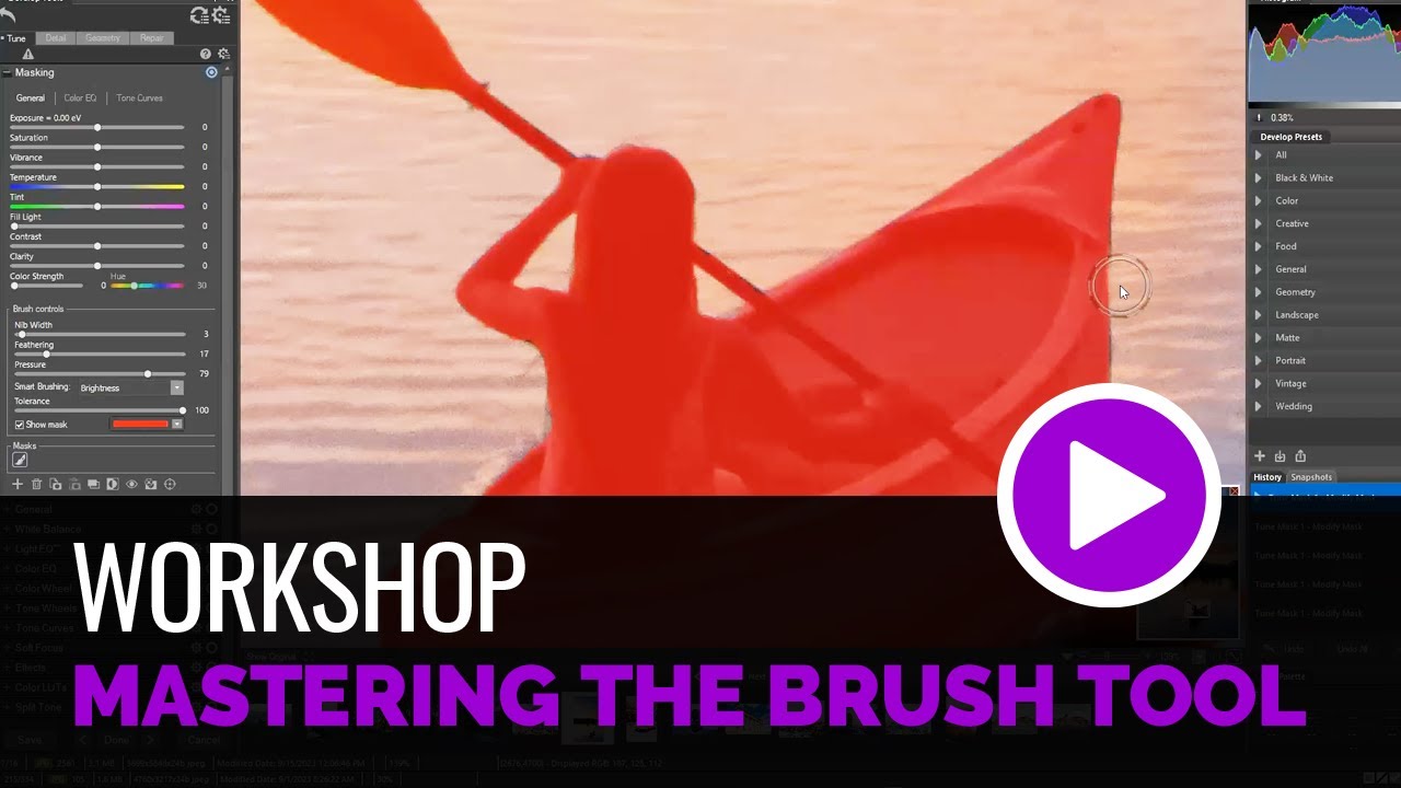 Освоение инструмента ACDSee Brush для неразрушающего редактирования фотографий