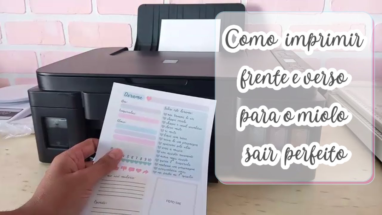 Como imprimir miolo em PDF A5 frente e verso de forma fácil