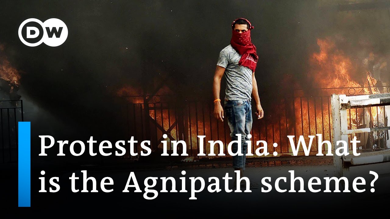 India: Violent protests take place over military recruitment changes | DW News