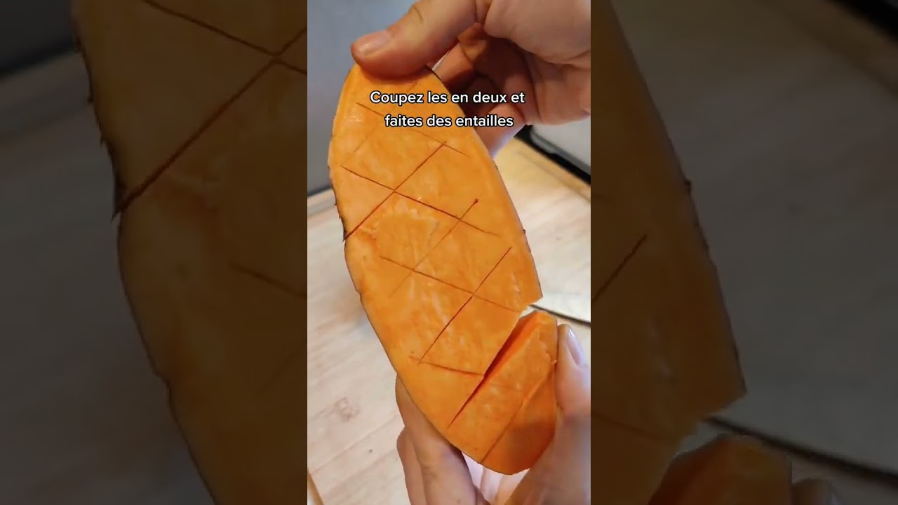 🍠 3 fa&ccedil;ons de cuisiner la patate douce ! #recette #cuisine #recettefacile #shorts