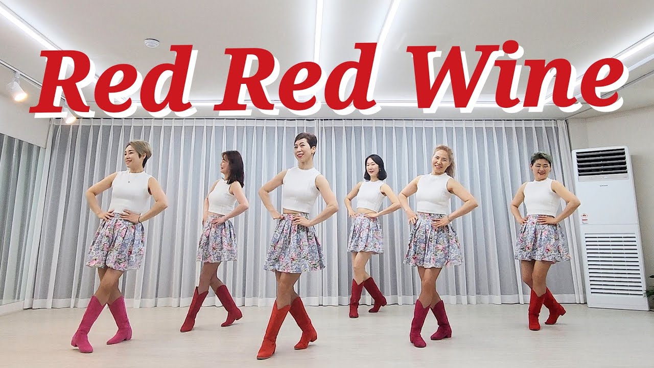 Red Red Wine LINEDANCE/초급라인댄스/Choreo: Roy Hadisubroto 외/라인댄스배우는곳 010-5469-9632/JungheeMin
