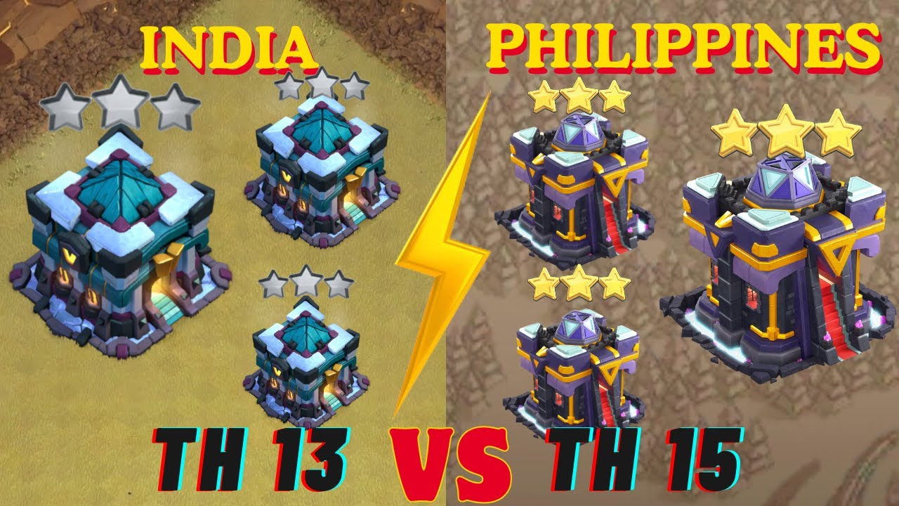 Full TH13 vs TH15 live attack | TH13 attack strategy vs TH15 | Th13 Vs Th15 Attack Strategy