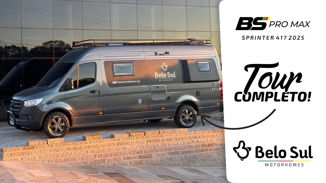 TOUR COMPLETO MONTAGEM BS PRO MAX - SPRINTER 417 2025