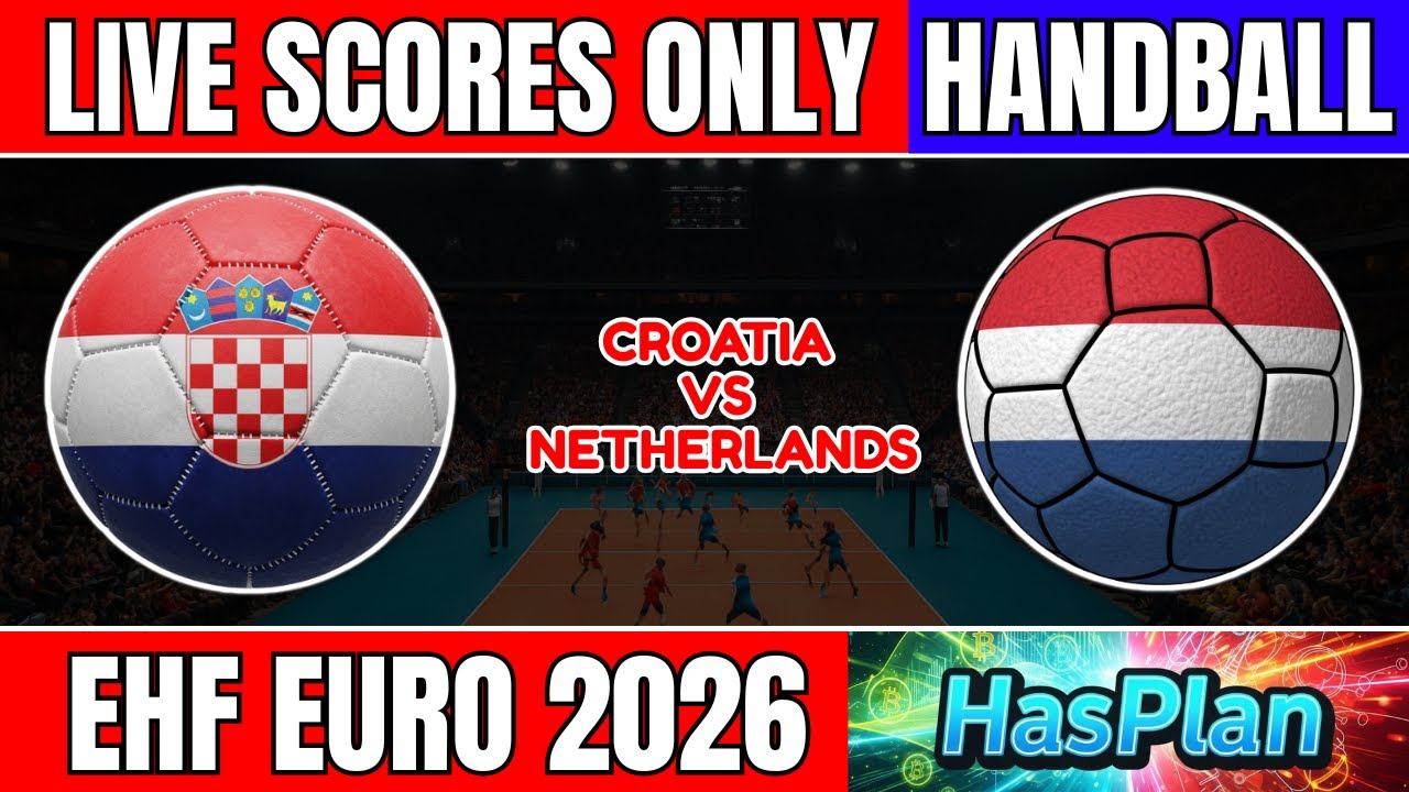 🔴 Croatia vs Netherlands | EHF Euro 2026 | Hrvatska Nizozemska Rukomet - Live Score Only #livescore