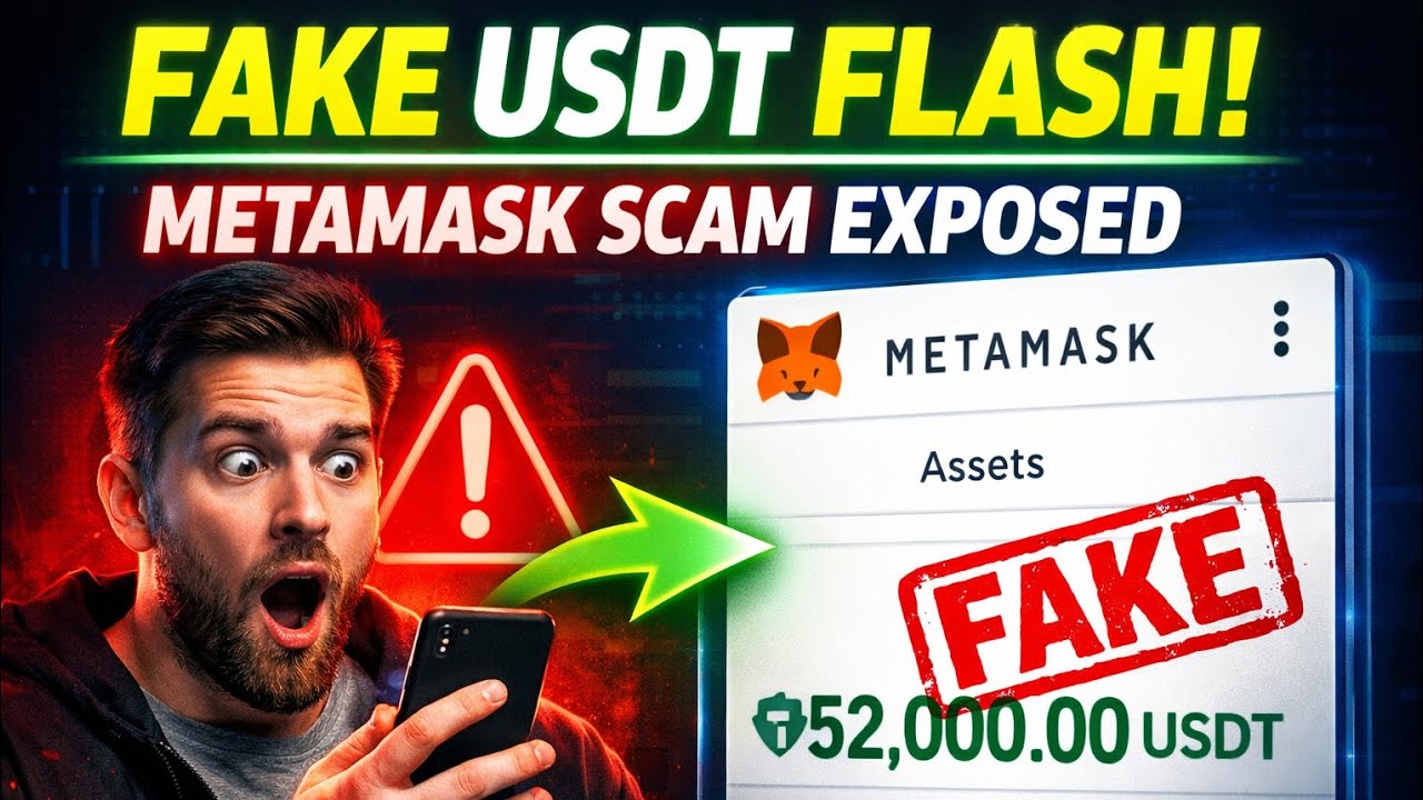 Fake USDT Flash on MetaMask Exposed: How Scammers Trick Victims & How to Stay Safe