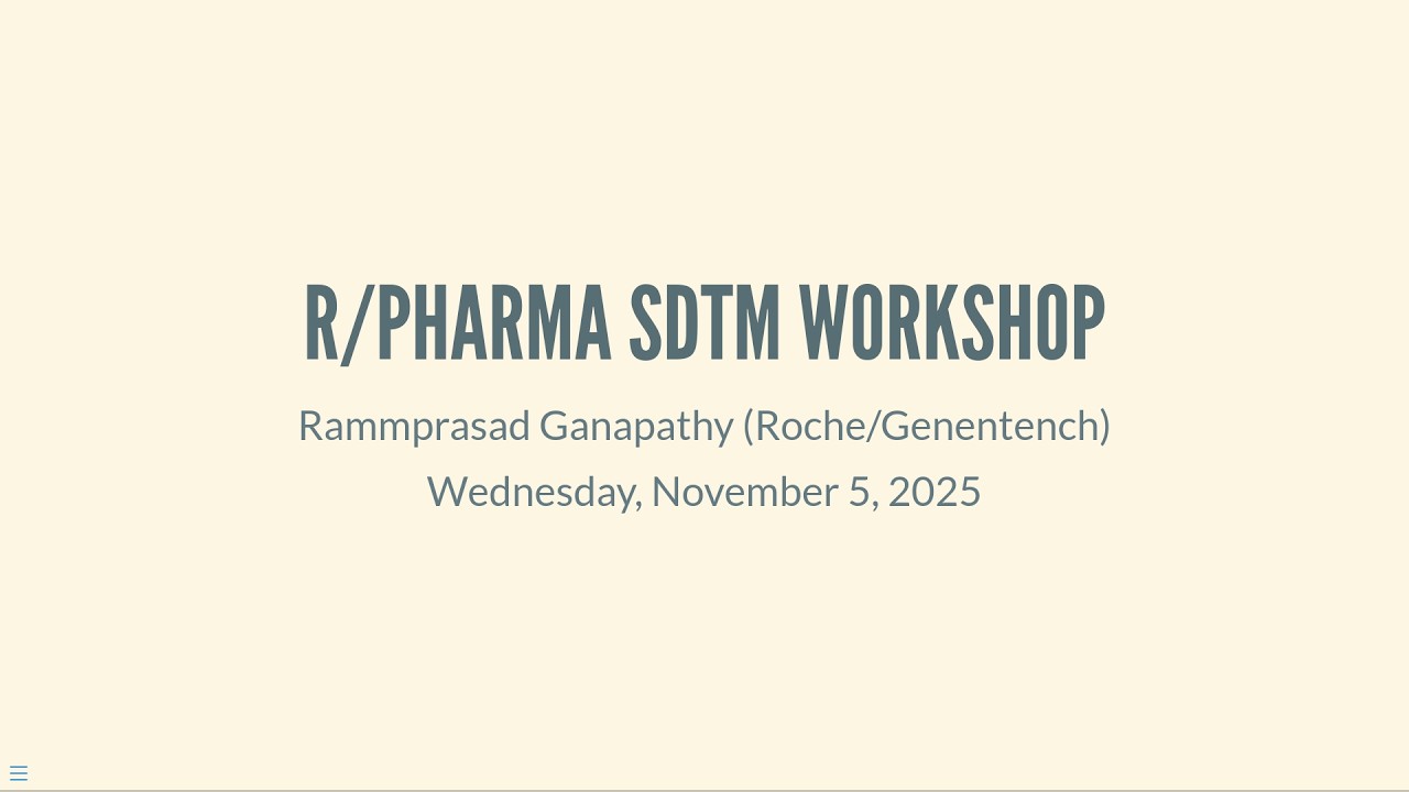 SDTM programming in R using {sdtm.oak} package