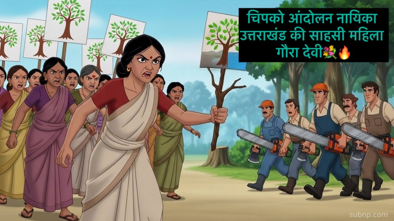 📌पर्यावरण की देवी की कहानी गौरा देवी 💐🔥@Quick_Intel25 #uksssc #entertainment #gouradevi 