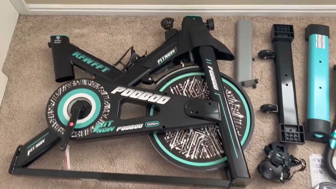 pooboo Magnetic Resistance Indoor Cycling Bike, Belt Drive Indoor Exercise Bike Stationary Review