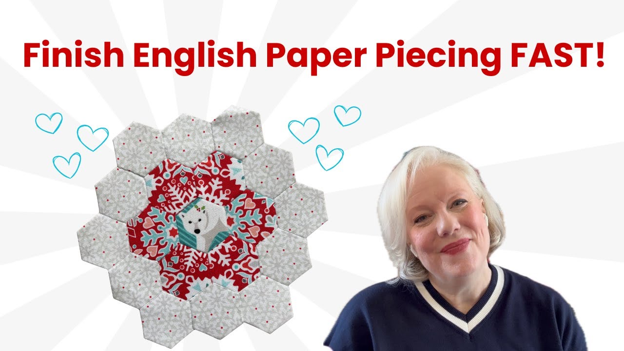 Sew Hexies by Machine | Fast & Easy English Paper Piecing Tutorial for Quilters