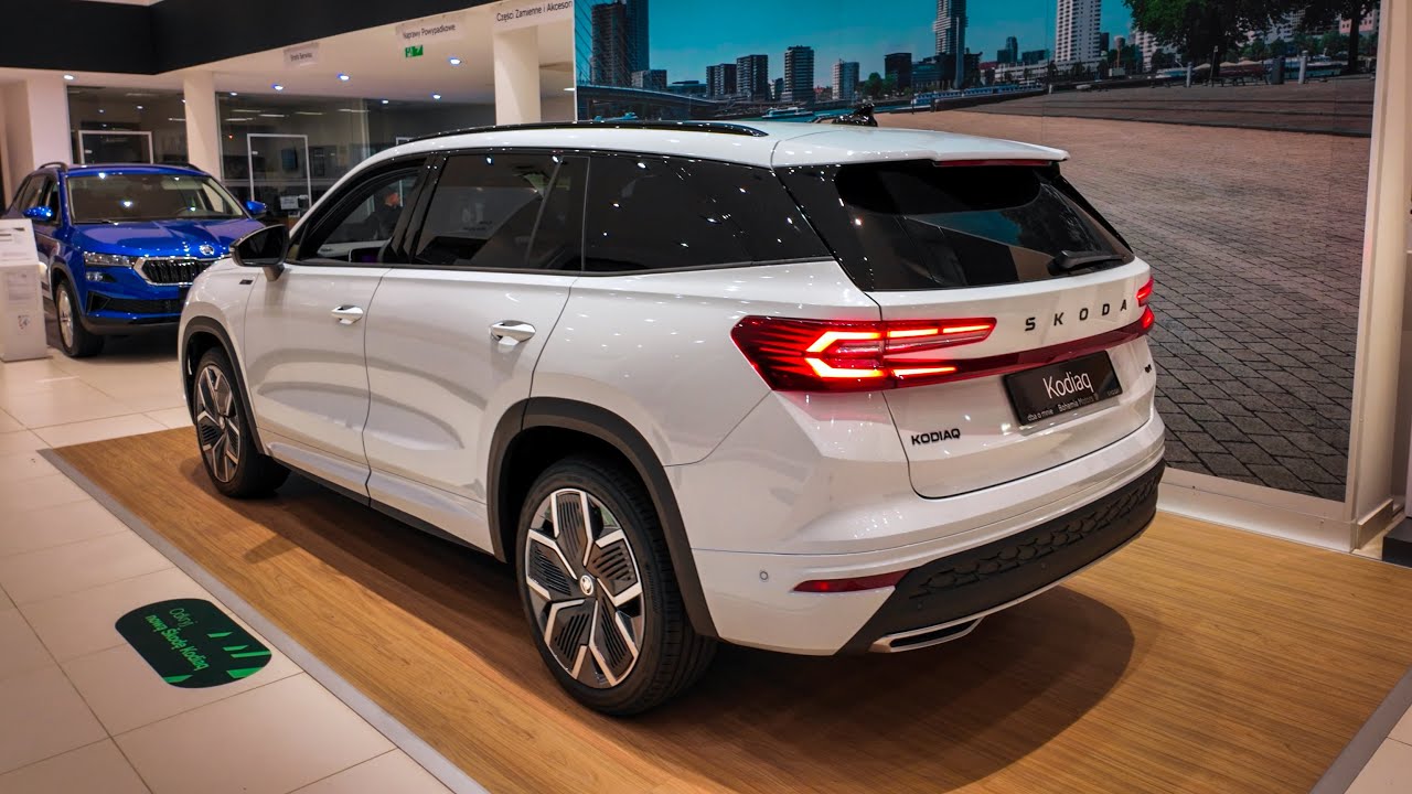 2025 Skoda Kodiaq Sportline / Biel Moon Metalizowany / Design Sportline