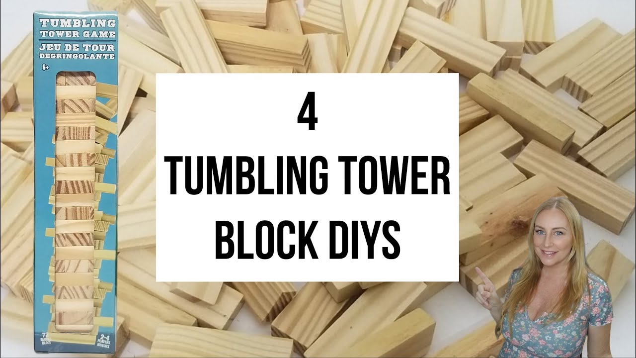 4 Fun Tumbling Tower Block Diys