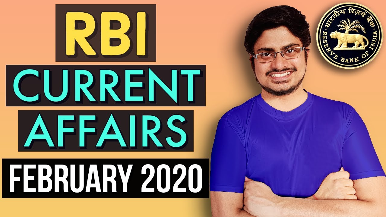 RBI Current Affairs (February 2020) | RBI General Awareness Prep 2020
