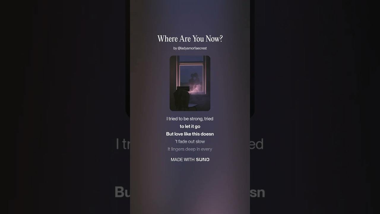 Where Are You Now