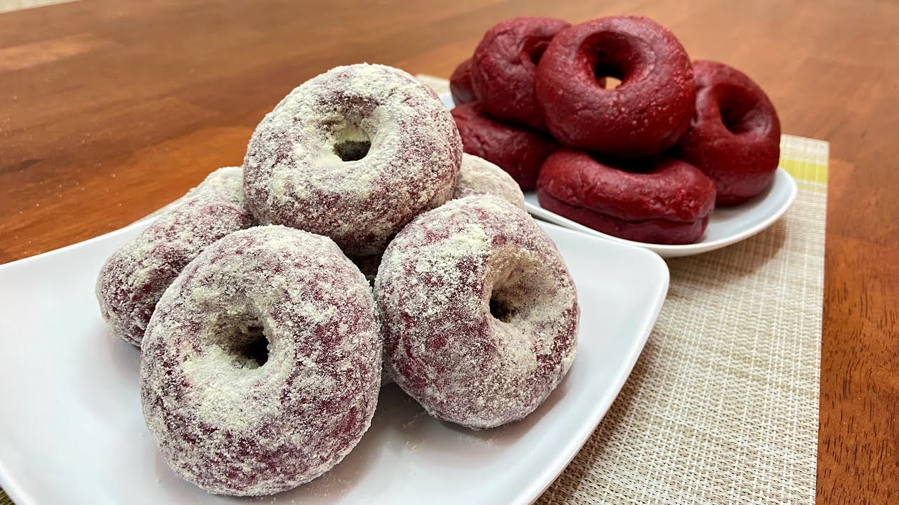 Donat Red Velvet Viral Gebu Dan Lembut | Pasti Jadi Punya