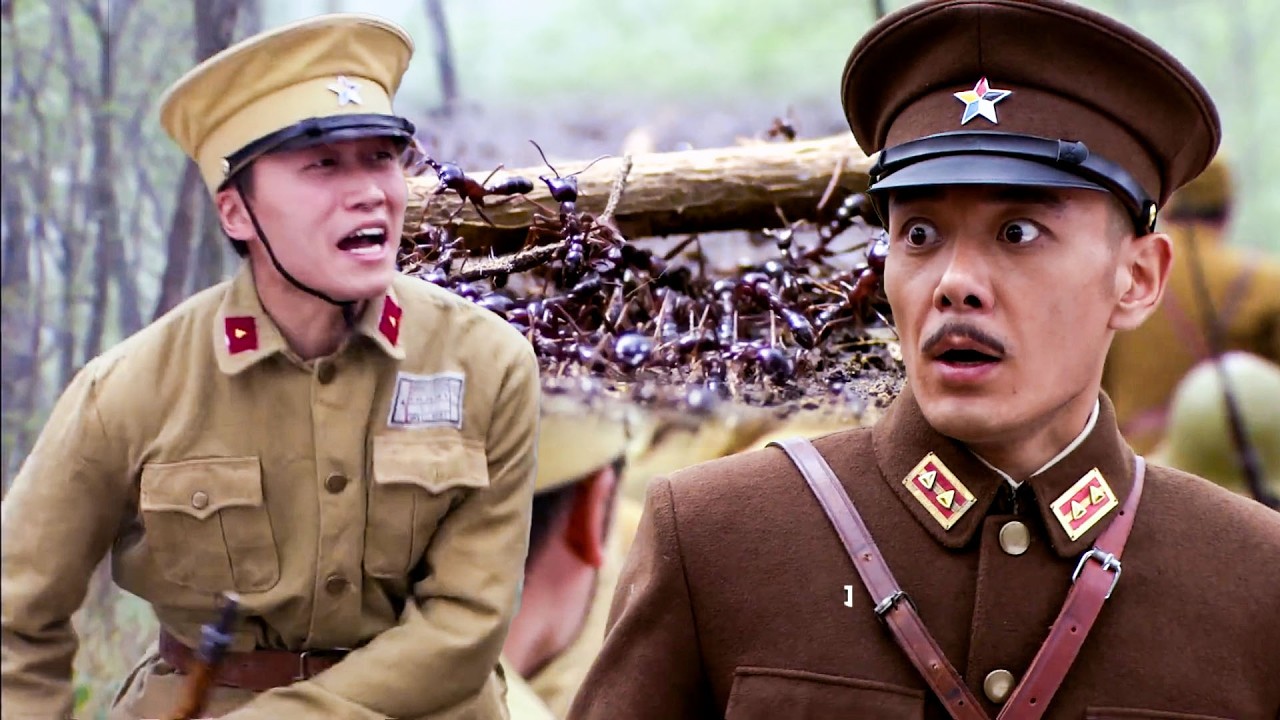 日軍挾持村民當肉盾，村民將計就計把日軍帶到食人蟻山，全軍被啃成白骨堆！⚔️ 抗日 Kung Fu #抗日 #電影 #功夫
