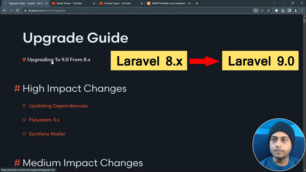How to Upgrade Project from Laravel 8 to Laravel 9 Version (Hindi)