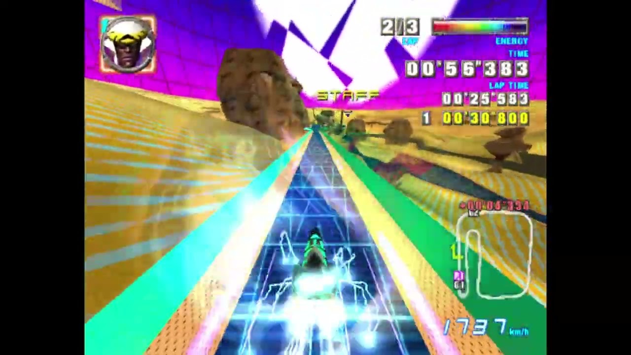 F-Zero GX Unleashed 5.0 - Sand Ocean Lateral Shift with Iron Tiger 1'24