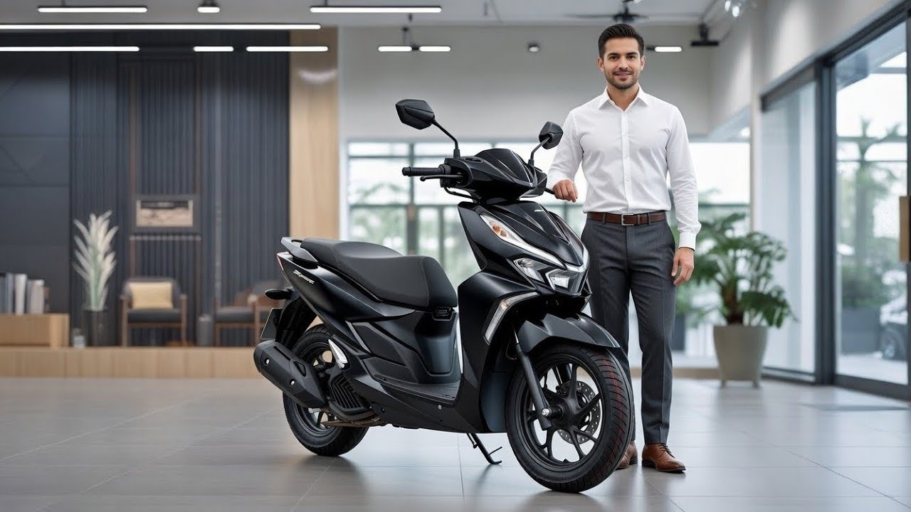 2026 Honda Super Scooty – ब्लैक में स्टाइल और आराम का कमाल | Drive Nation
