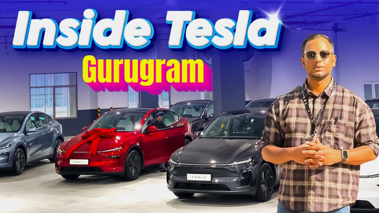 Inside India&rsquo;s First All-in-One Tesla Center! Gurugram Launch Tour