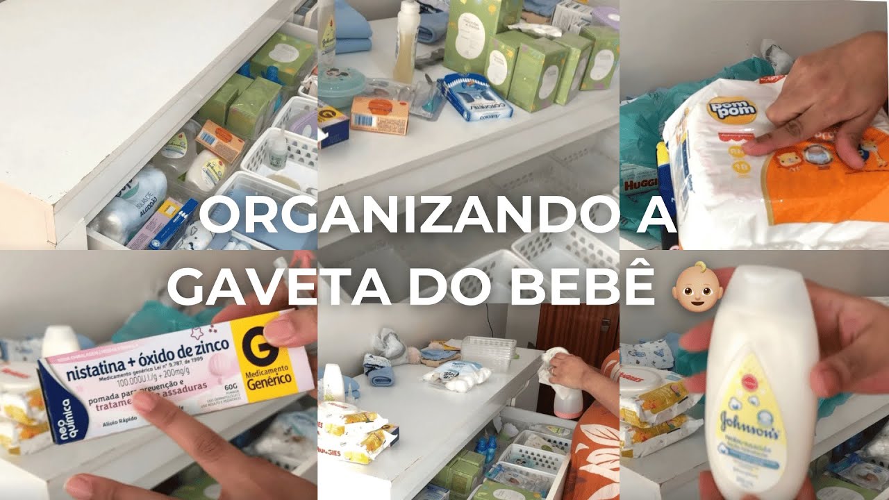 Organizando os itens do bebê: Fraldas, lenços e tudo que vai facilitar meu dia.