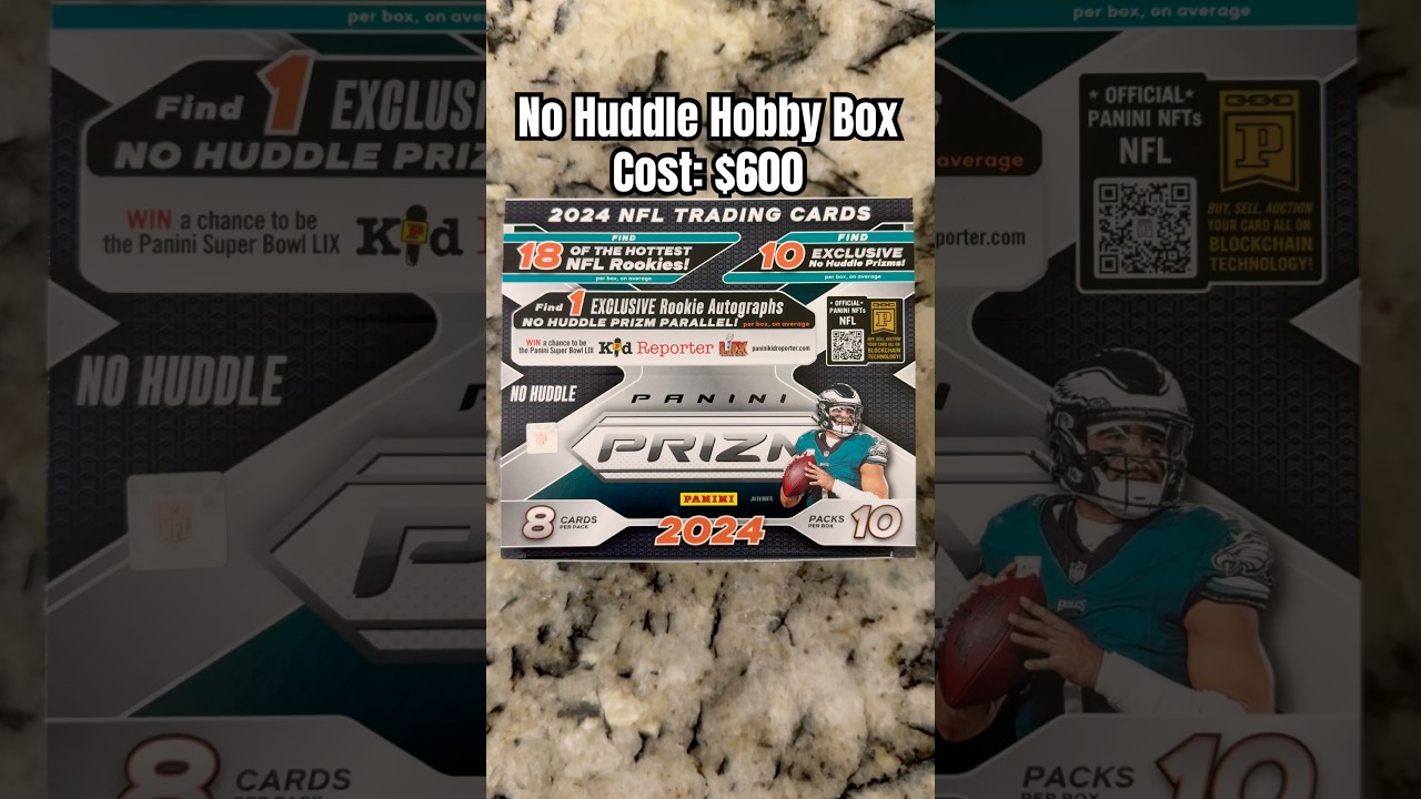 2024 Prizm Football No Huddle Hobby Box - Jayden Daniels Rookie Variation and /10 Pulled! #panini