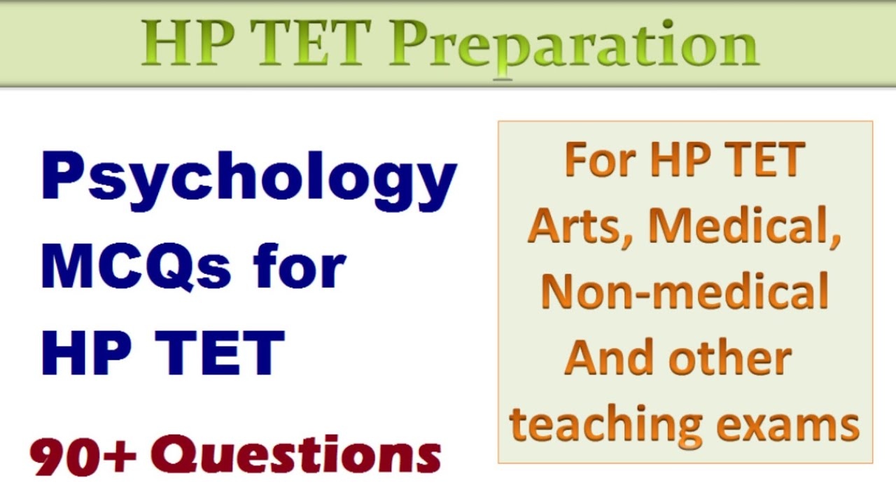 Psychology Important Questions | HP TET Psychology Preparation | Adhyayan Kaksh