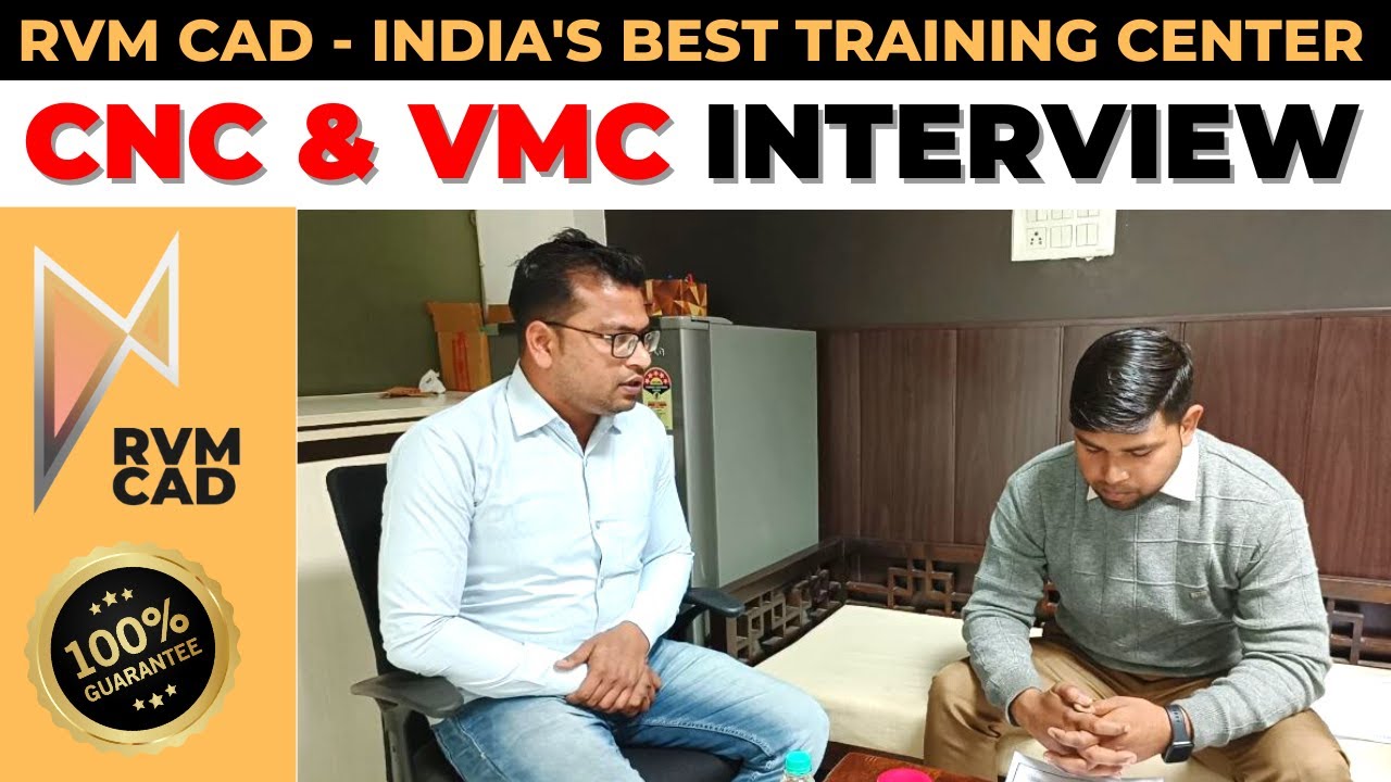 देखिए CNC VMC PROGRAMMING INTERVIEW | Interview Questions | Mechanical Engineering | RVM CAD