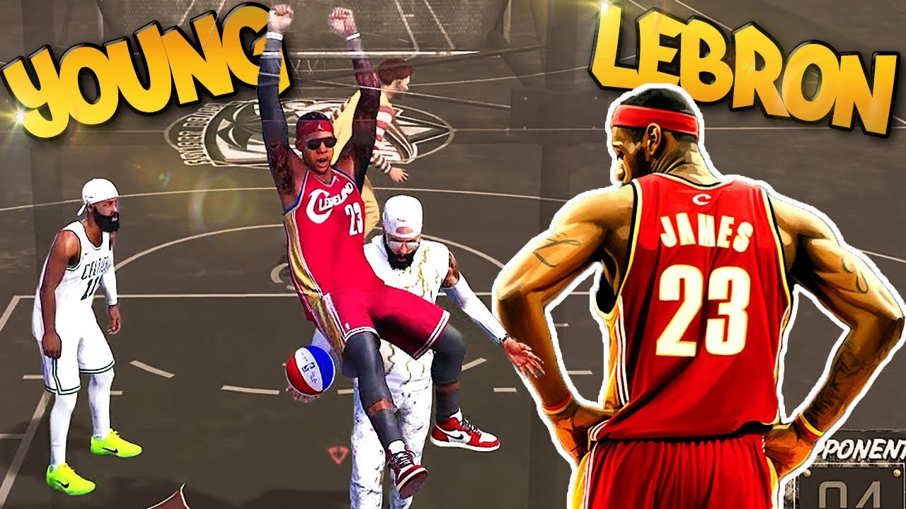 6'8 Young LeBron James Archetype - CRAZY BLOCKS! - NBA 2K18 3v3 Park