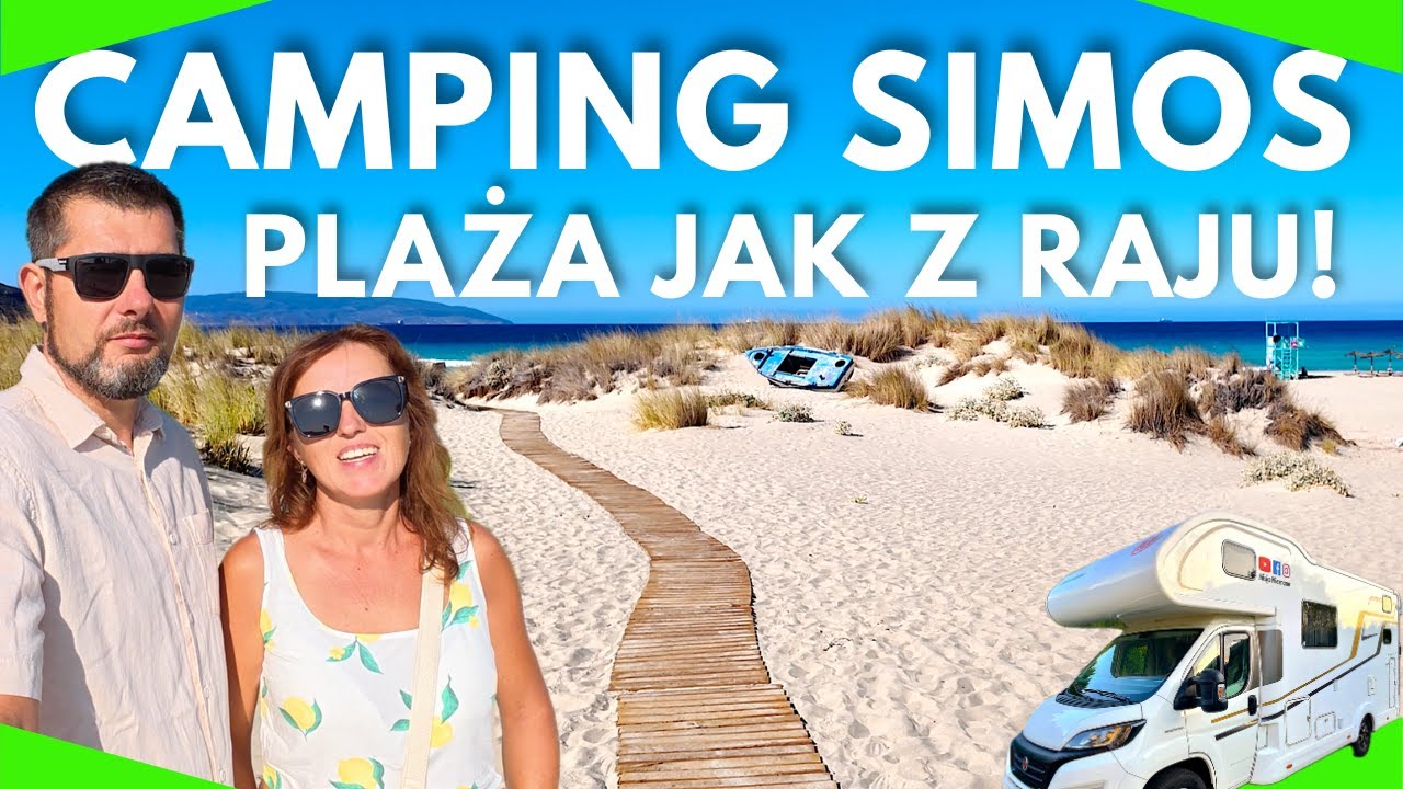 🟢Grecja kamperem Simos Camping na Elafonisos + najpiękniejsza plaża w Grecji! Jak tu jest ?