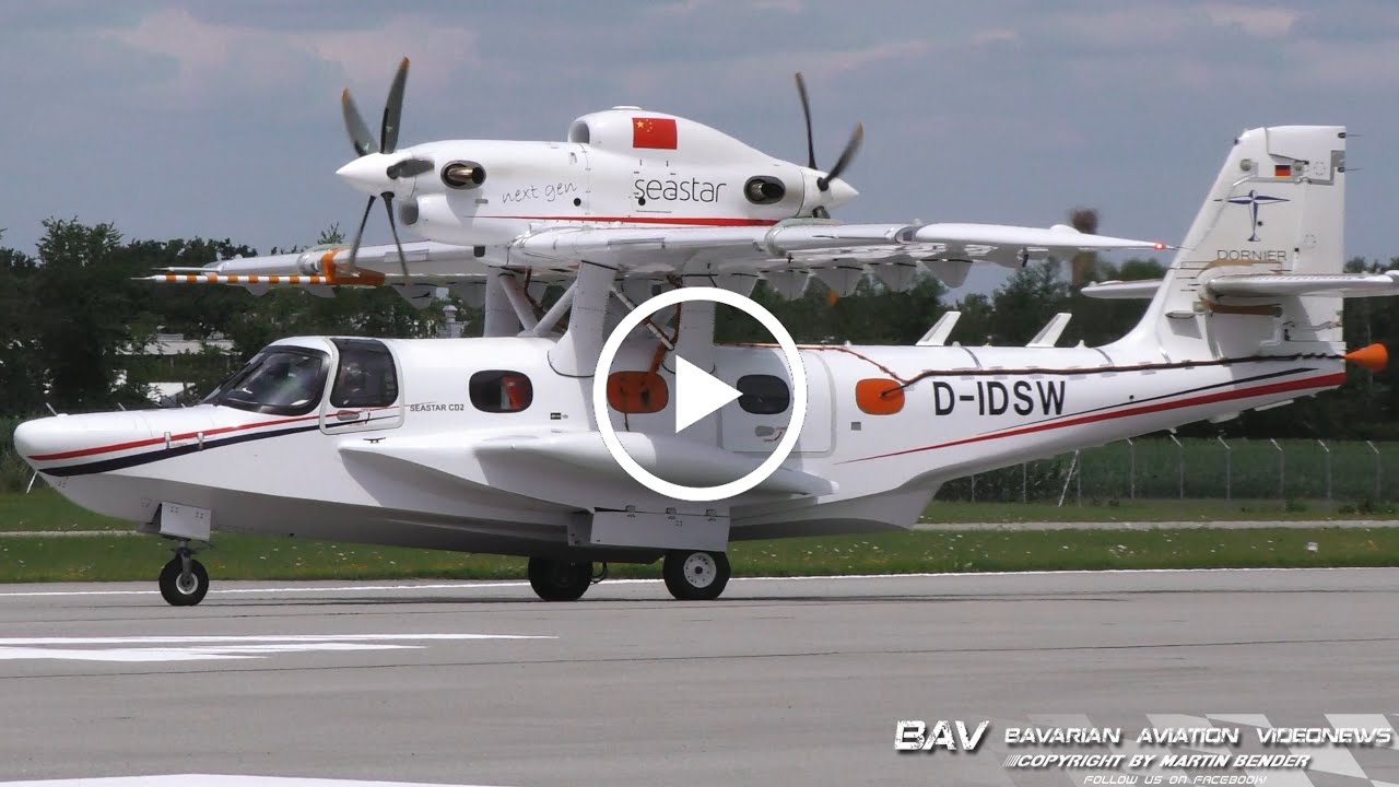 Dornier CD-2 Seastar - Dornier Seawings GmbH D-IDSW - arrival at Oberpfaffenhofen Airport