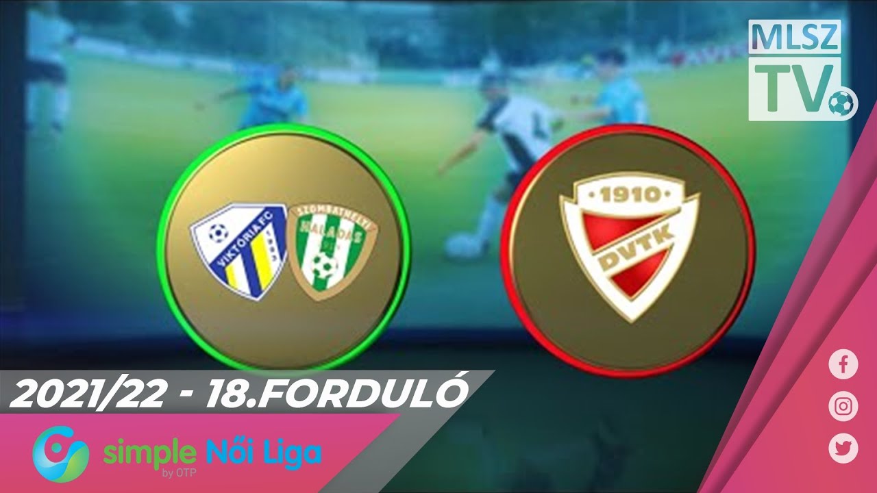 Haladás Viktória - DVTK | 1-0 | Simple Női Liga | 18. forduló | MLSZTV
