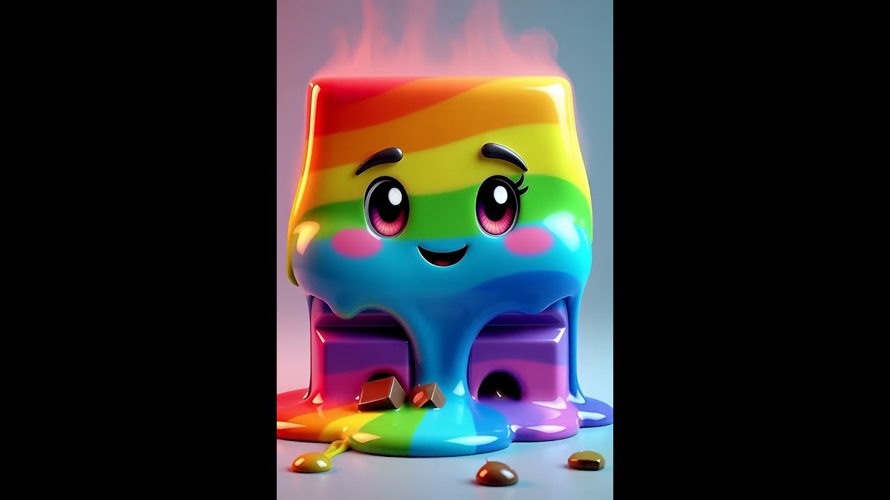 Rainbow Chocolate Melts & Freaks Out🌈🍫😭 