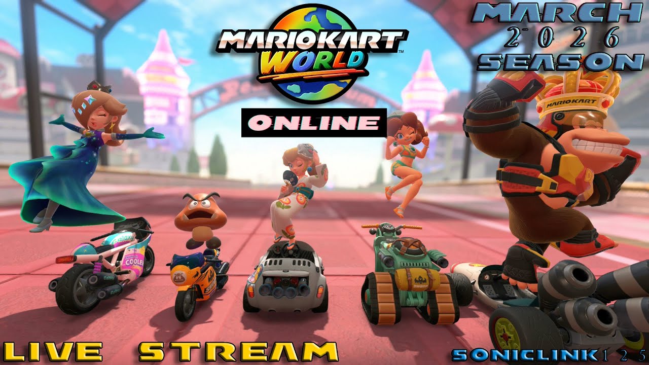 MK World Online [3-3-2026] | Live Stream | Mario Kart World