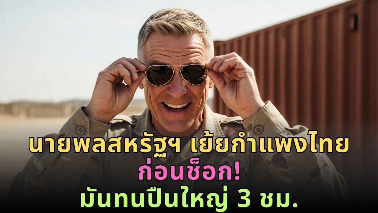 นายพลสหรัฐฯ เย้ย “กำแพงตู้คอนเทนเนอร์เก่า” ไทย แต่หน้าซีดเมื่อเห็นมันทนปืนใหญ่ 3 ชม.